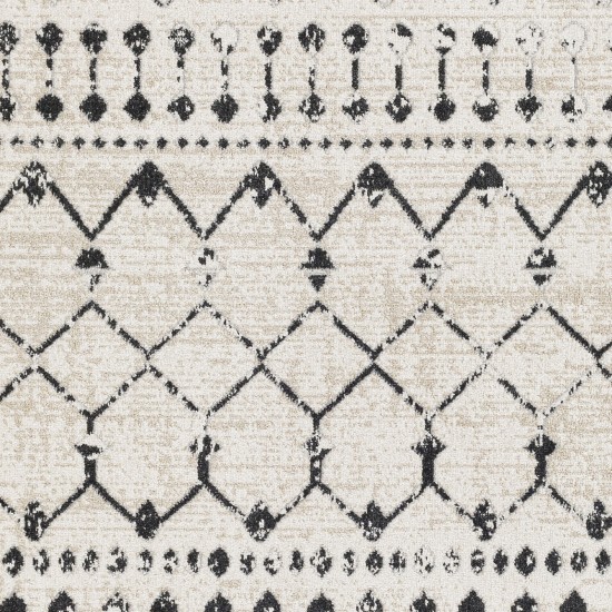 Surya Lavadora Lvr-2336 Black Rug 2'7" X 7'3"