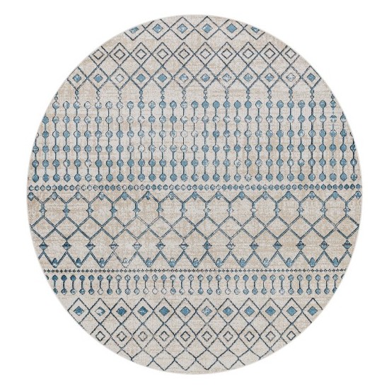 Surya Lavadora Lvr-2340 Blue Rug 6'7" Round