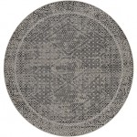 Surya Lavadora Lvr-2341 Black Rug 6'7" Round