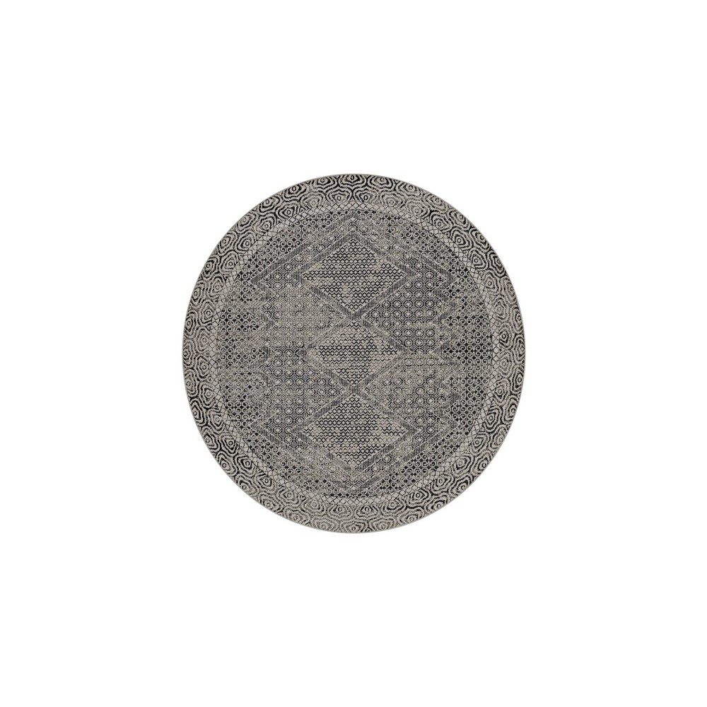 Surya Lavadora Lvr-2341 Black Rug 6'7" Round Surya Lavadora Lvr-2341 Black Rug 6'7" Round