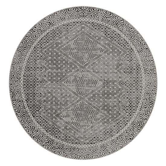 Surya Lavadora Lvr-2342 Black Rug 6'7" Round