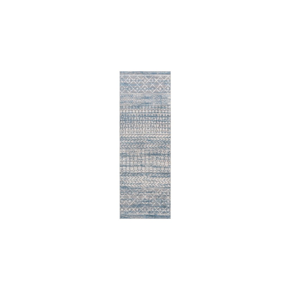 Surya Lavadora Lvr-2344 Blue Rug 2'7" X 7'3" Surya Lavadora Lvr-2344 Blue Rug 2'7" X 7'3"