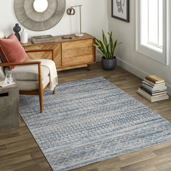 Surya Lavadora Lvr-2344 Blue Rug 2'7" X 7'3"