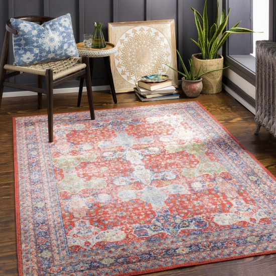 Surya Leicester Red Rug 2'7" X 4'