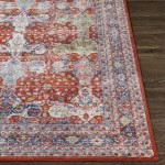 Surya Leicester Red Rug 5'3" X 7'