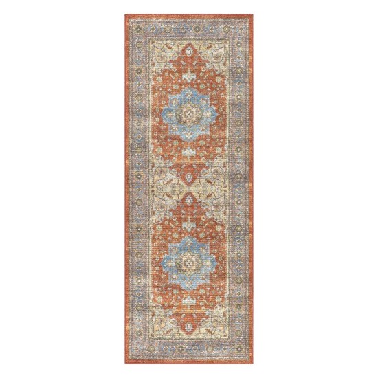 Surya Leicester Lec-2304 Brick Red Rug 2'7" X 7'3"