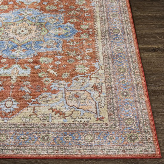 Surya Leicester Lec-2304 Brick Red Rug 2'7" X 7'3"