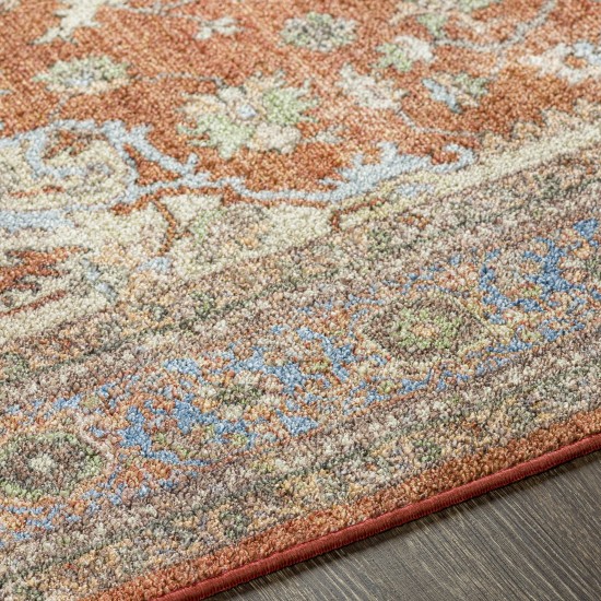 Surya Leicester Lec-2304 Brick Red Rug 2'7" X 7'3"