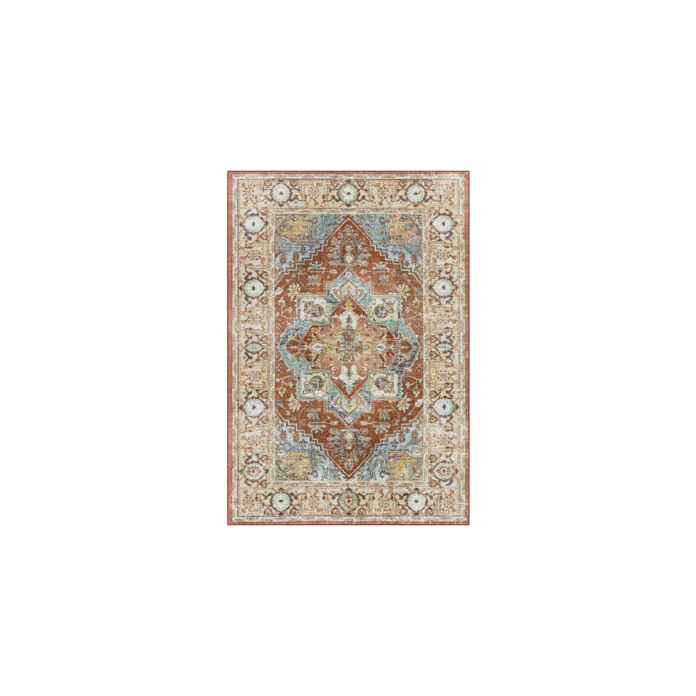 Surya Leicester Lec-2307 Brick Red Rug 4'3" X 5'11"