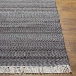 Surya Lily Charcoal Rug 2'6" X 8'