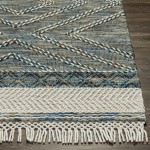 Surya Lucia Blue Rug 2'6" X 8'