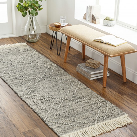 Surya Lucia Lci-2303 Charcoal Rug 2'6" X 8'