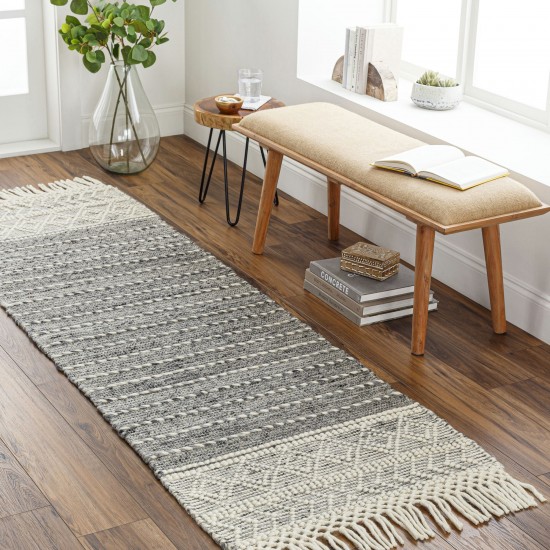 Surya Lucia Lci-2304 Charcoal Rug 2'6" X 8'