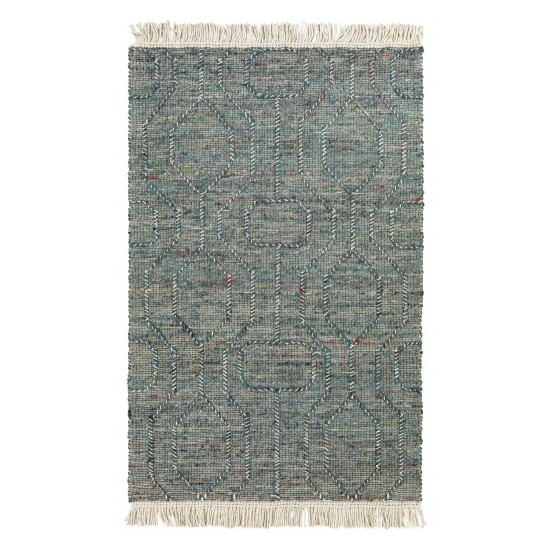 Surya Lucia Deep Teal Rug 2'3" X 3'9"