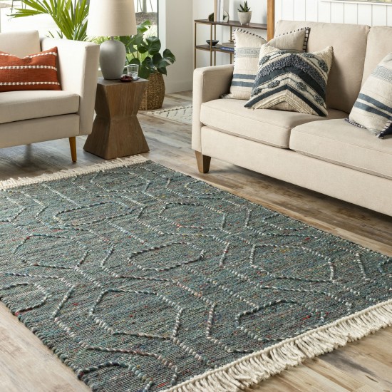 Surya Lucia Deep Teal Rug 2'3" X 3'9"