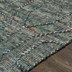 Surya Lucia Deep Teal Rug 2'6" X 8'