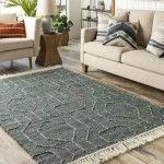 Surya Lucia Deep Teal Rug 9' X 12'