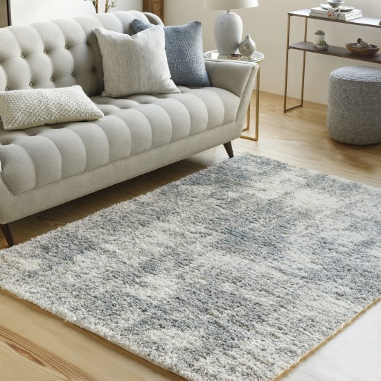 Surya Lyra Shag Lyr-2301 Blue Rug 5'3" X 7'3"