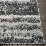 Surya Lyra Shag Charcoal Rug 2' X 3'