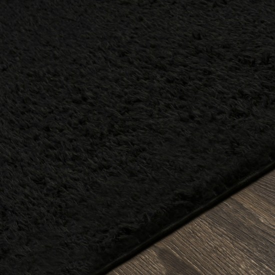 Surya Merino Black Rug 5' X 7'