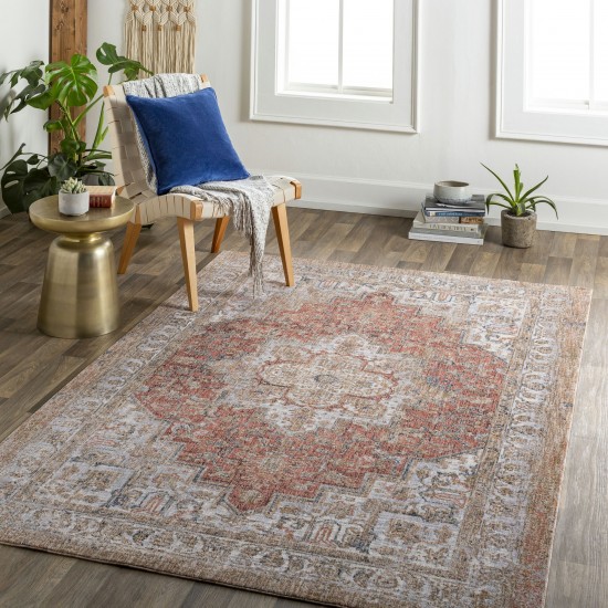 Surya Merit Mei-2304 Burnt Orange Rug 3'11" X 5'7"