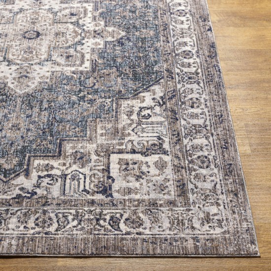 Surya Merit Deep Teal Rug 3'11" X 5'7"