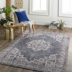 Surya Merit Deep Teal Rug 6'7" X 9'