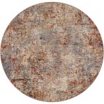 Surya Mirabel Mbe-2300 Dusty Coral Rug 5'3" Round