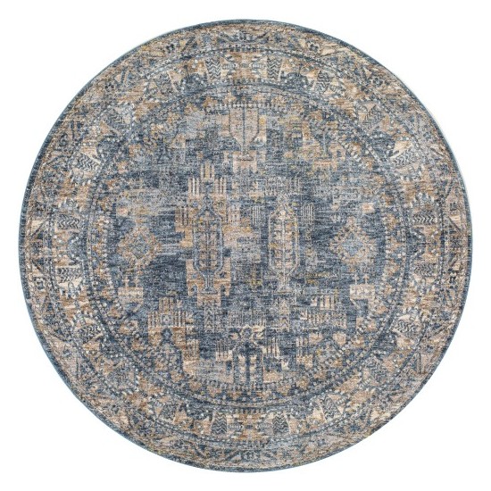 Surya Mirabel Mbe-2301 Dark Blue Rug 5'3" Round