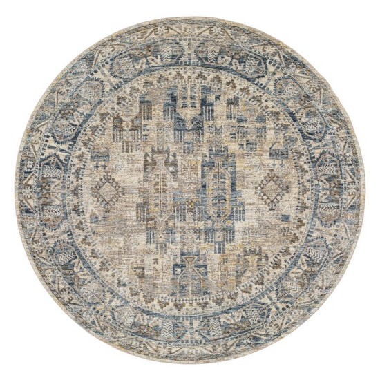 Surya Mirabel Mbe-2302 Dark Blue Rug 5'3" Round