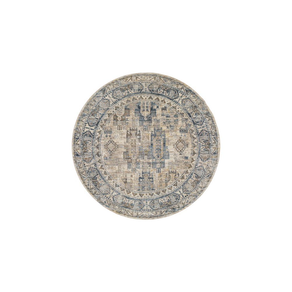 Surya Mirabel Mbe-2302 Dark Blue Rug 5'3" Round