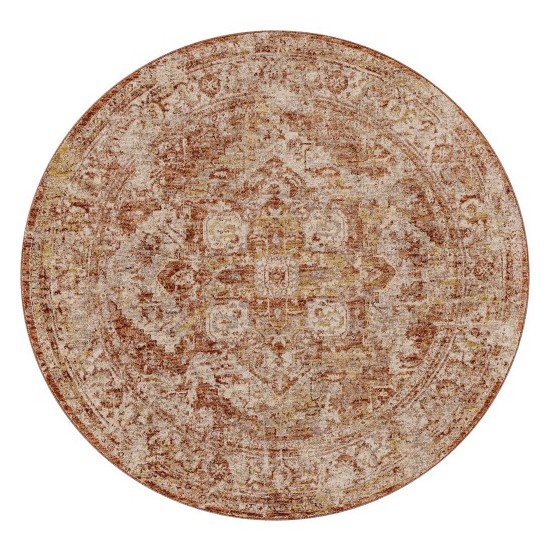 Surya Mirabel Mbe-2304 Dusty Coral Rug 5'3" Round