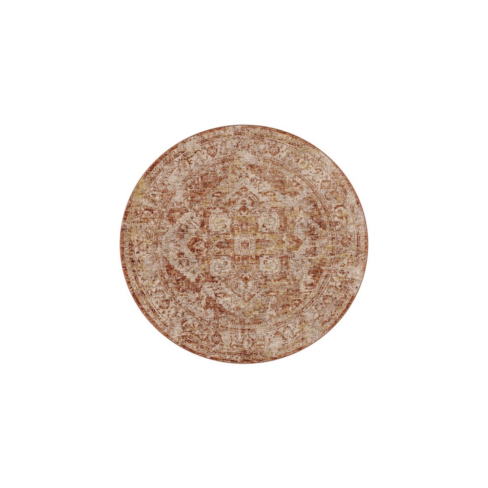 Surya Mirabel Mbe-2304 Dusty Coral Rug 5'3" Round