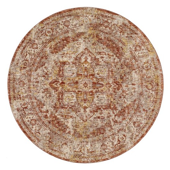 Surya Mirabel Mbe-2304 Dusty Coral Rug 6'7" Round