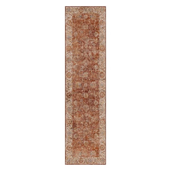 Surya Mirabel Mbe-2307 Brick Red Rug 2'7" X 10'