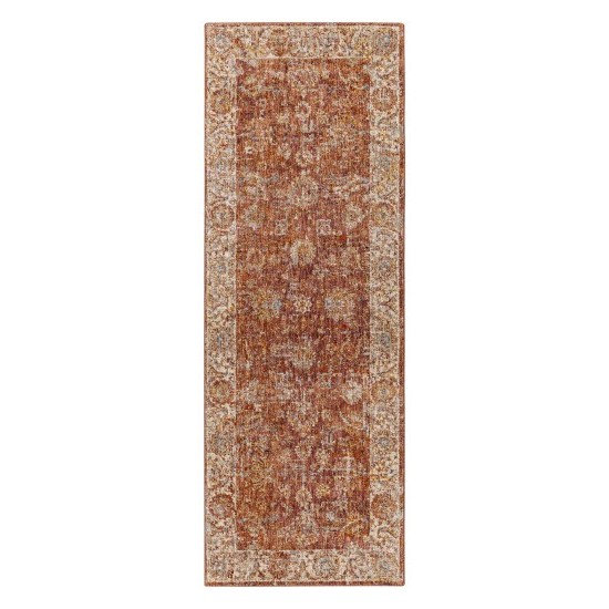 Surya Mirabel Mbe-2307 Brick Red Rug 2'7" X 7'3"