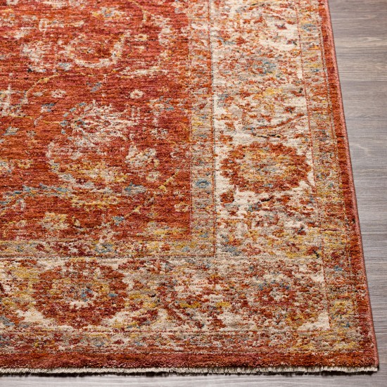 Surya Mirabel Mbe-2307 Brick Red Rug 5' X 7'5"