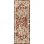 Surya Mirabel Mbe-2311 Brick Red Rug 2'7" X 10'