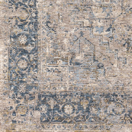 Surya Mirabel Mbe-2312 Teal Rug 2'7" X 4'