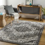 Surya Montana Mtn-2301 Charcoal Rug 5'3" X 7'