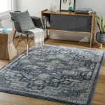 Surya Montana Dark Blue Rug 5'3" X 7'