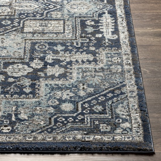 Surya Montana Dark Blue Rug 6'7" X 9'