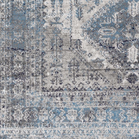 Surya Monte Carlo Mnc-2312 Light Gray Rug 2'7" X 14'