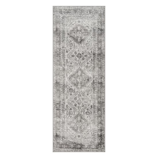 Surya Monte Carlo Mnc-2314 Light Gray Rug 2'7" X 10'