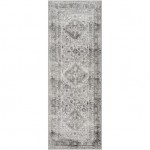 Surya Monte Carlo Mnc-2314 Light Gray Rug 2'7" X 12'
