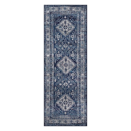 Surya Monte Carlo Navy Rug 2'7" X 10'