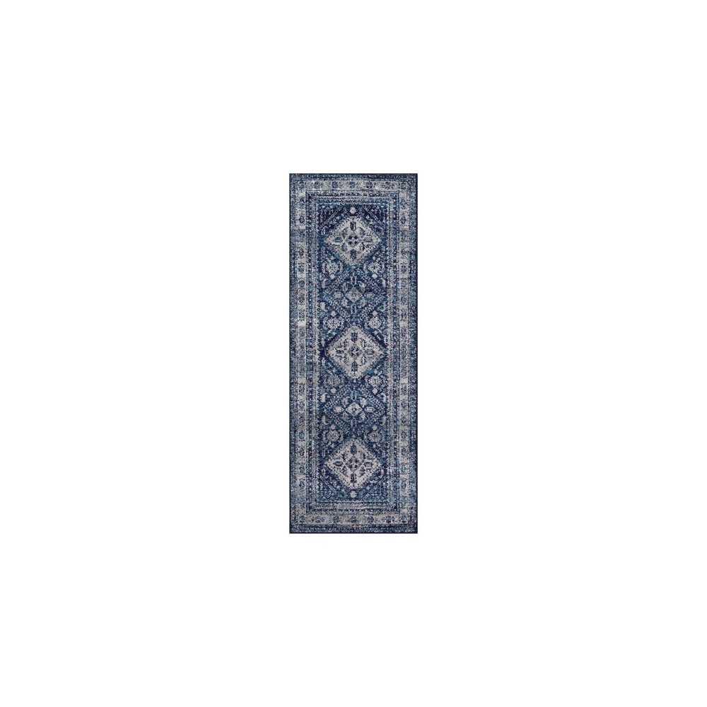 Surya Monte Carlo Navy Rug 2'7" X 12'