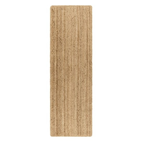 Surya Natural Braids Tan Rug 2'6" X 8'