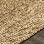 Surya Natural Braids Tan Rug 6' X 9' Oval