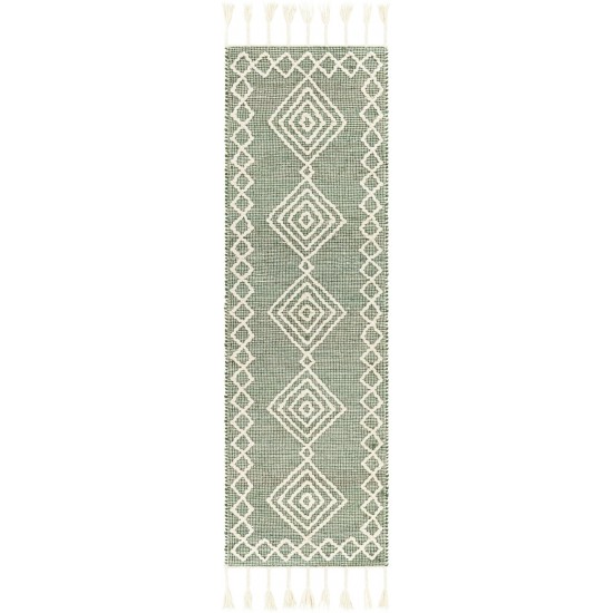 Surya Norwood Medium Green Rug 2'6" X 8'